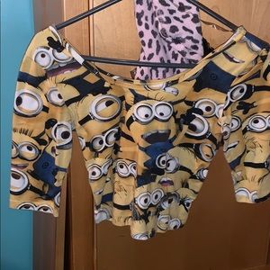 Despicable me crop top